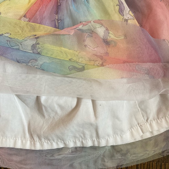 Rainbow unicorn tulle skirt - Picture 3 of 3